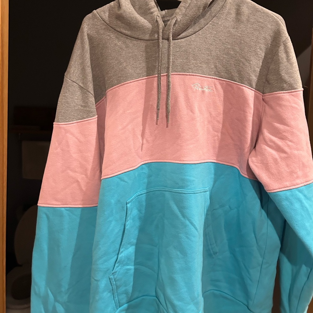 Primitive Colorblock Hoodie with Logo